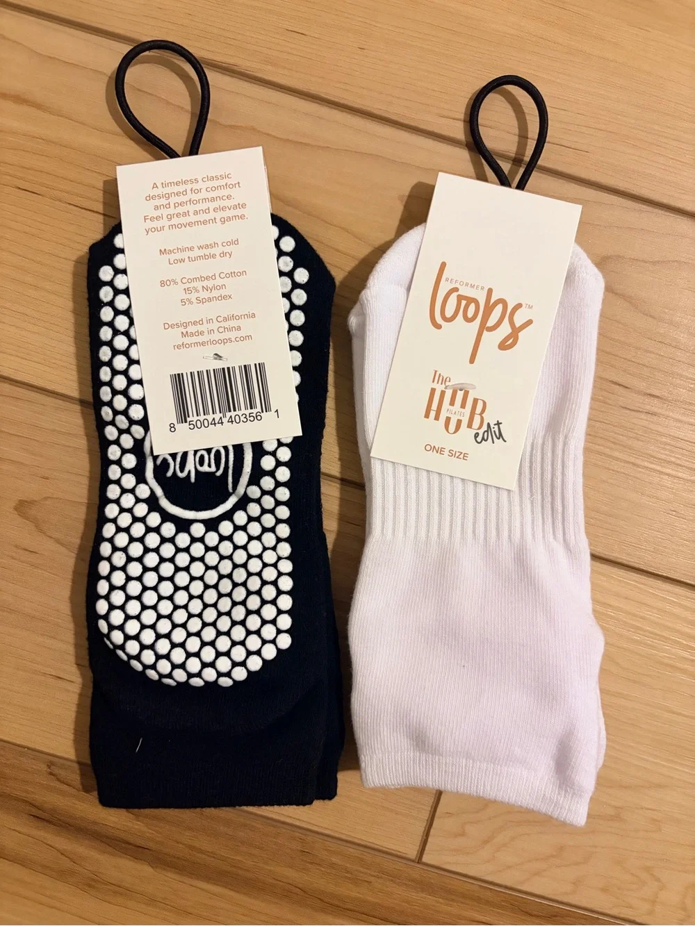 Bundle of Loops Gripper Pilates Socks - One Size